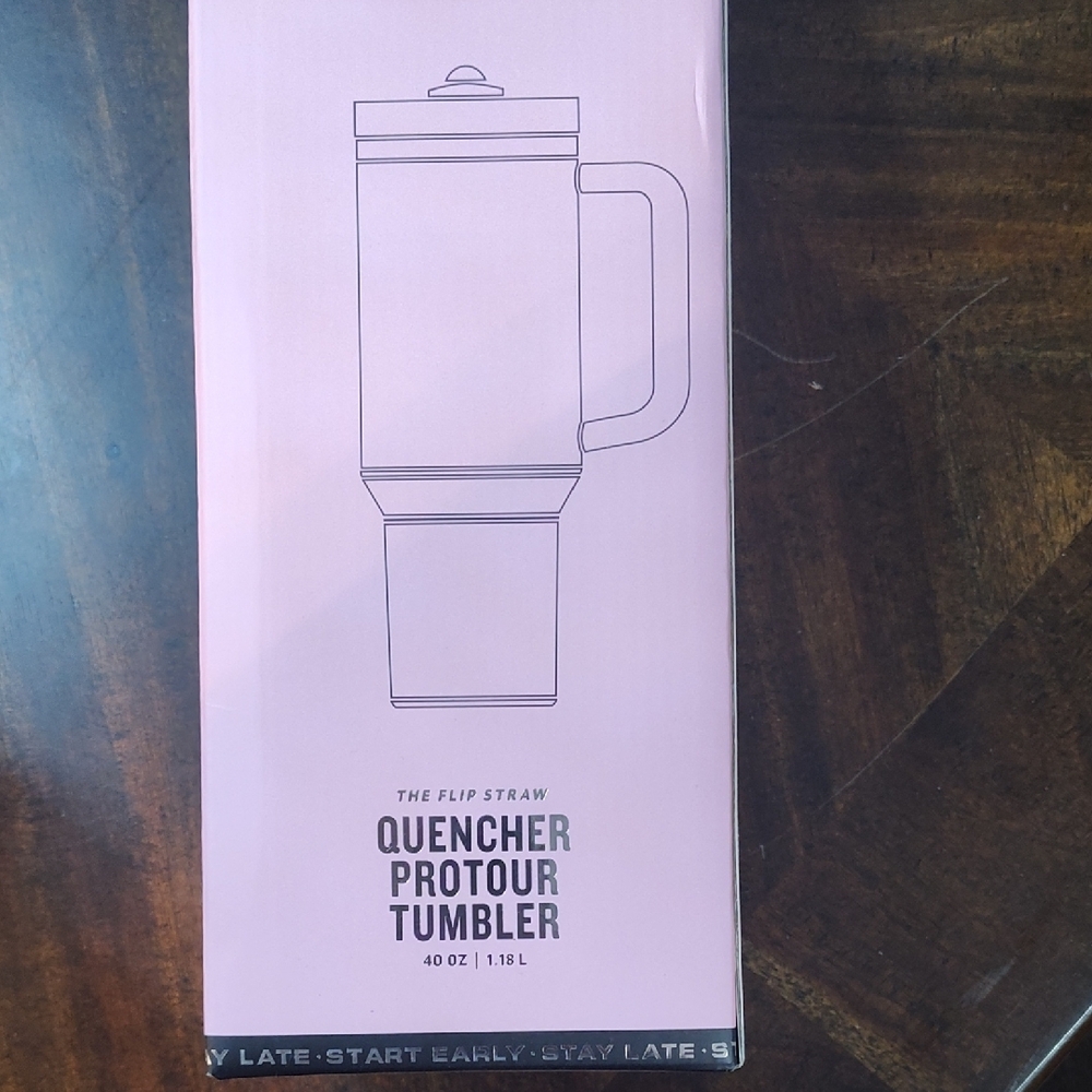 Stanley Pink Travel Quencher with Black Handle - Picture 5 of 6